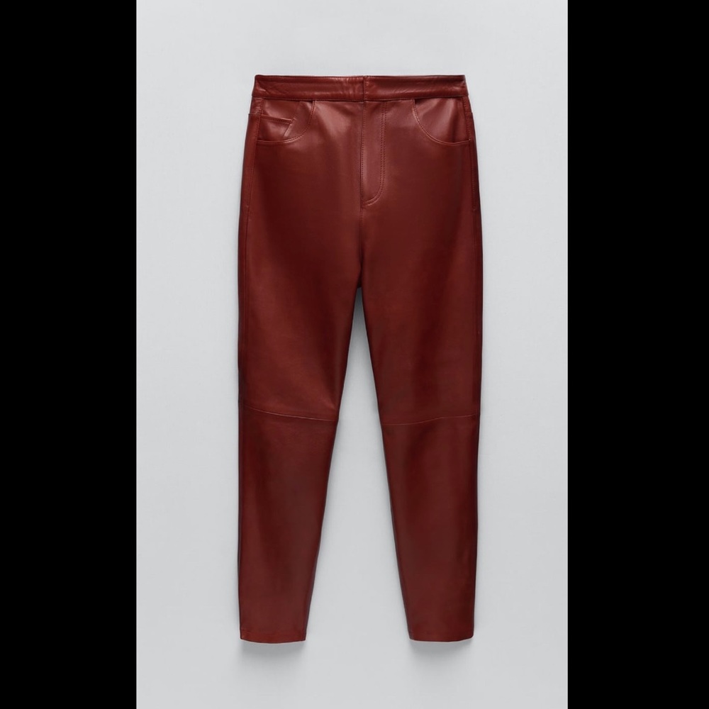 Zara Limited Edition Leather Pants M, Sold Out